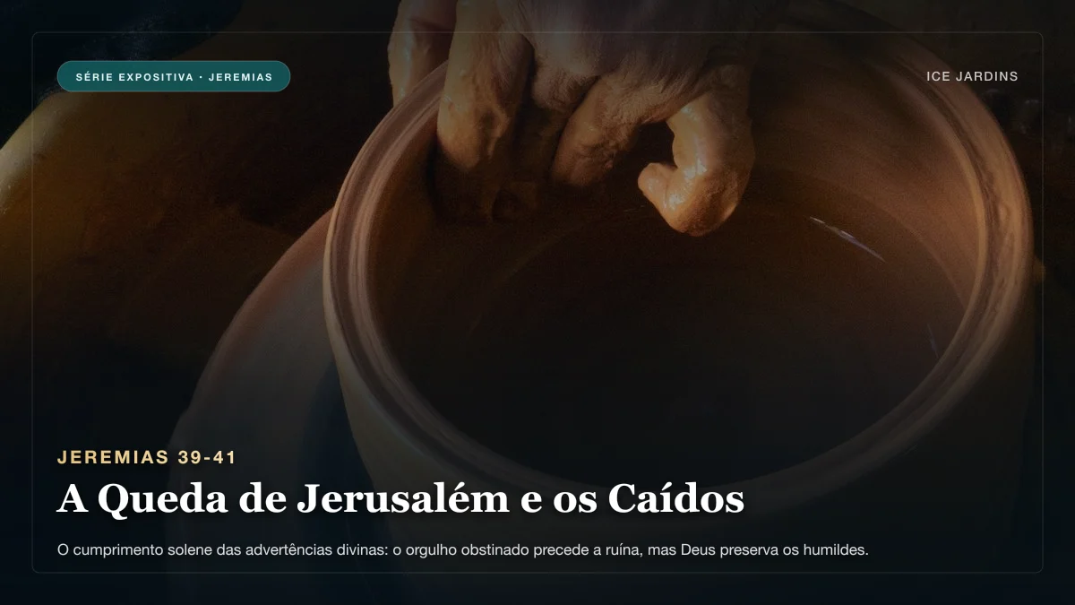 Jeremias 39-41 - A Queda de Jerusalém e os Caídos