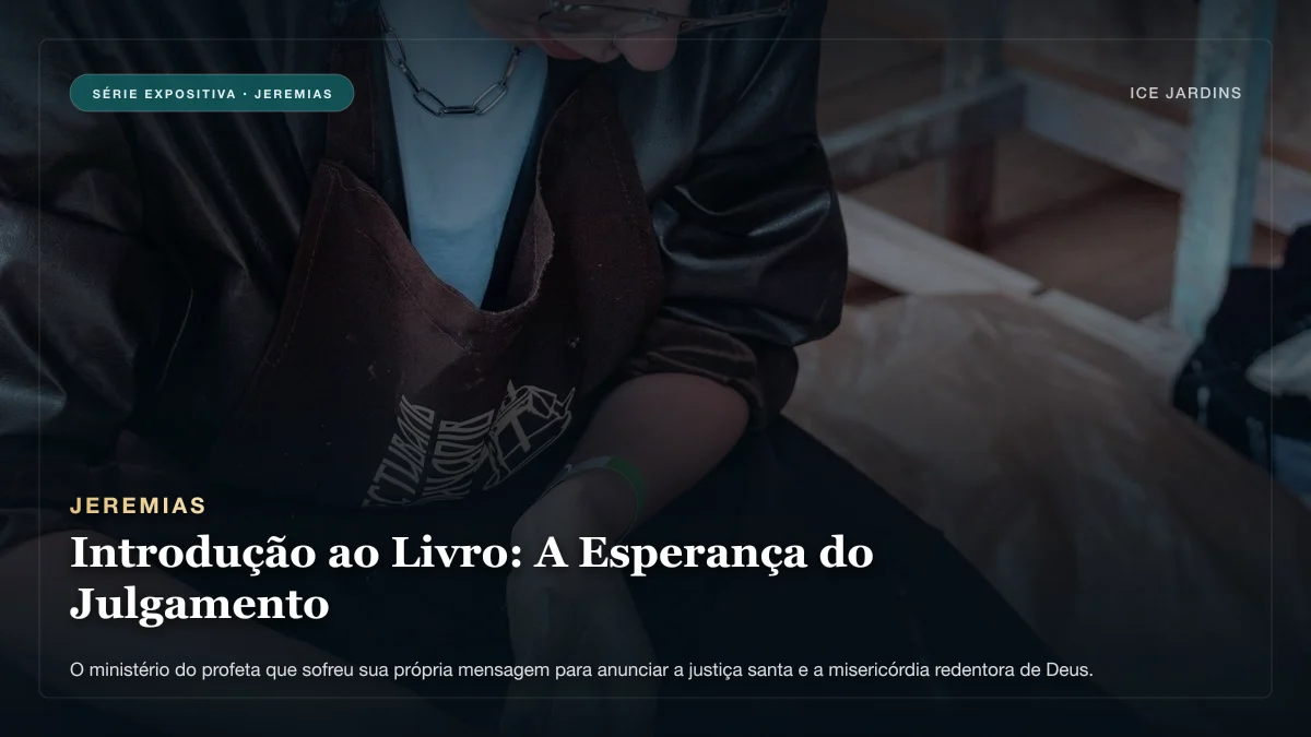 Jeremias - Introdução ao Livro: A Esperança do Julgamento